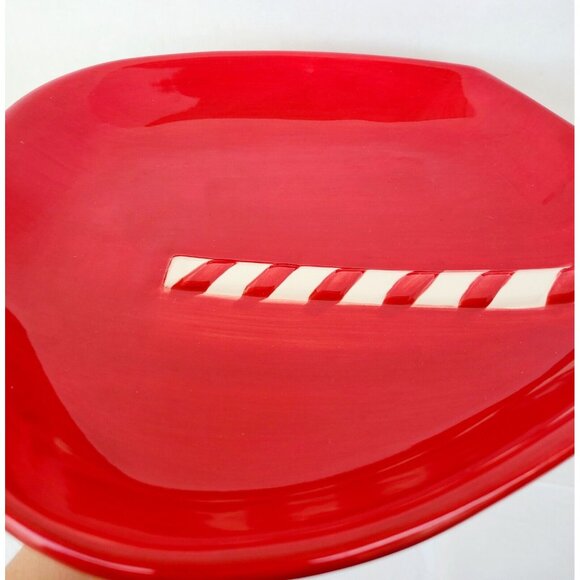 Holiday Party Platter Margarita Large Red Chip N Dip Christmas Le Gourmet Chef - Picture 7 of 10